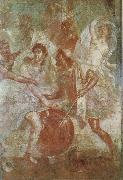 unknow artist Wall painting from the House of the Dioscuri at Pompeii oil on canvas